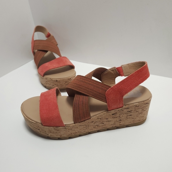 Sorel Cameron Womens Platform Wedge Slingback Sandals Size 10 - Picture 1 of 7
